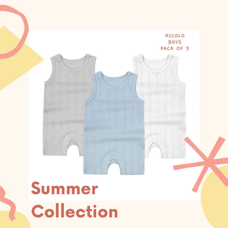 Nicolo Sleeveless Romper Shorts
