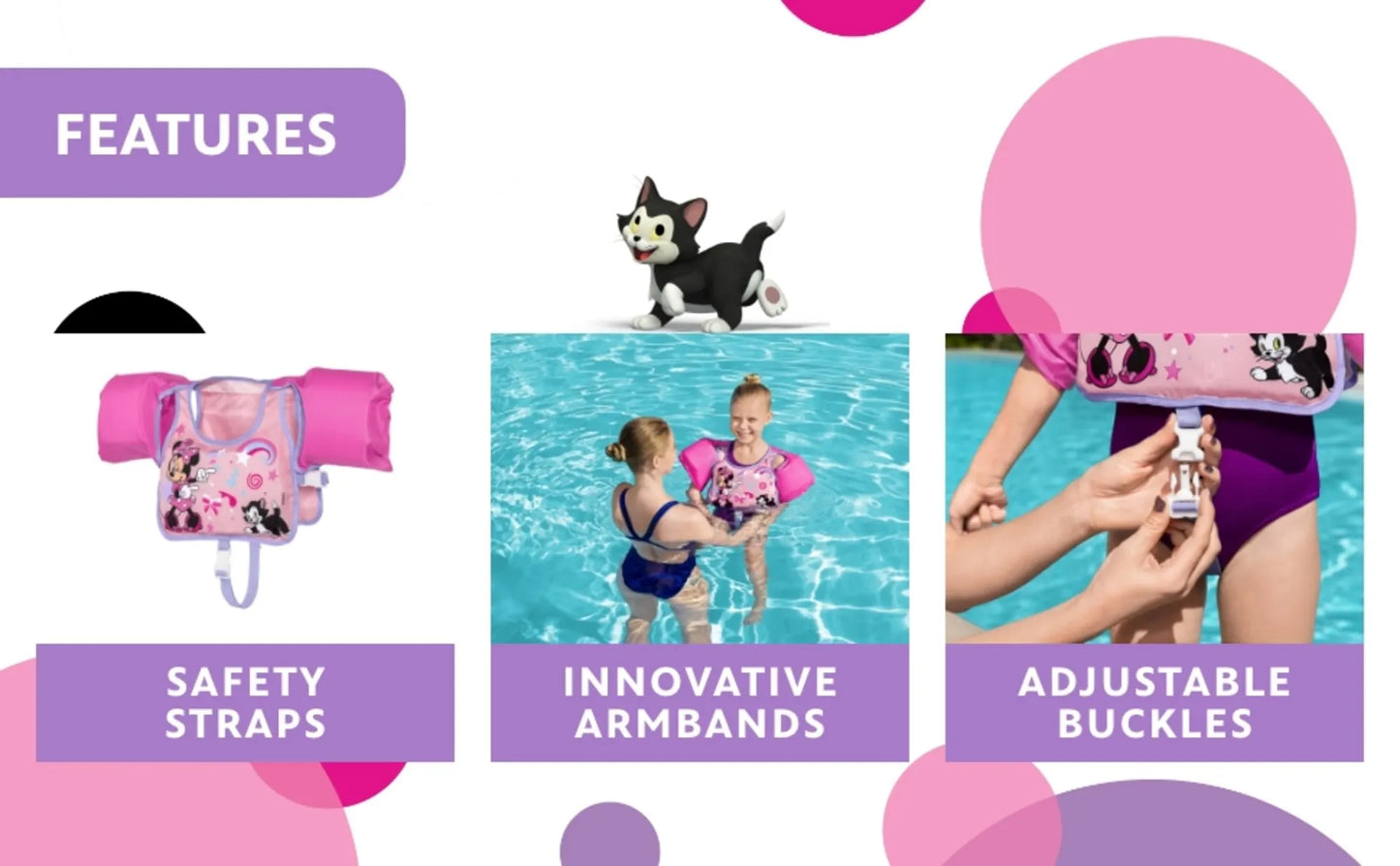 Mickey & Minnie Mouse Bestway Swim Pal 3-6yo