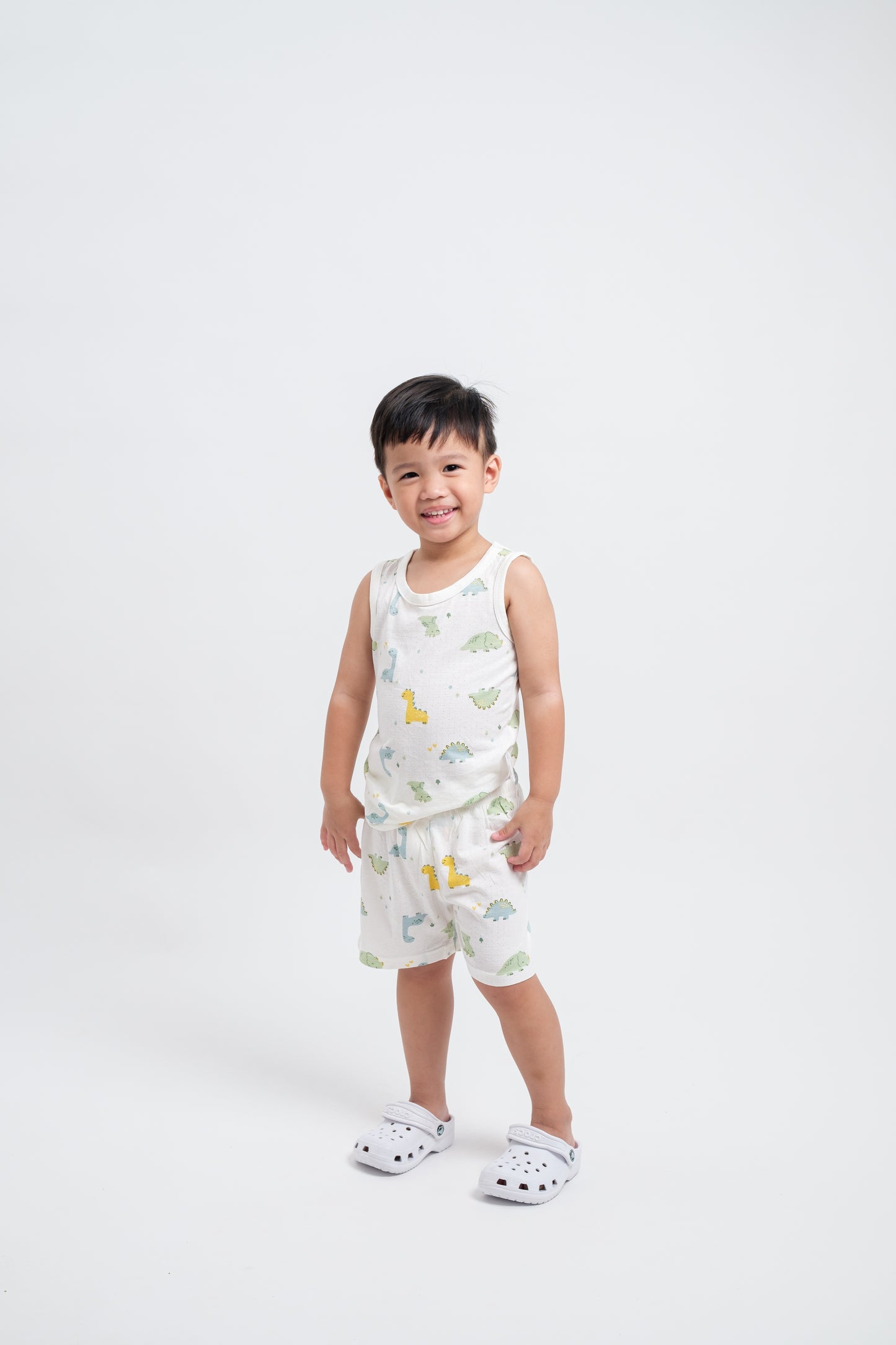 Bamboo Sando & Shorts Set
